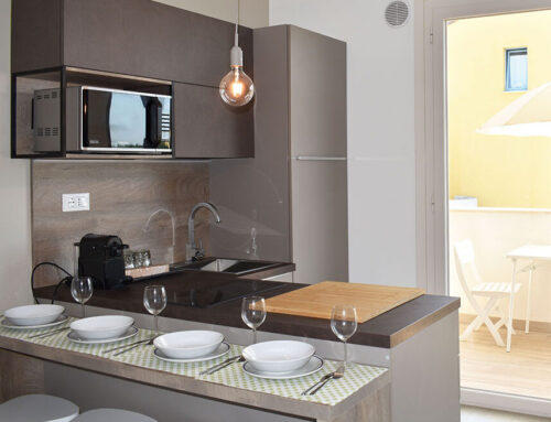 Cucina con penisola